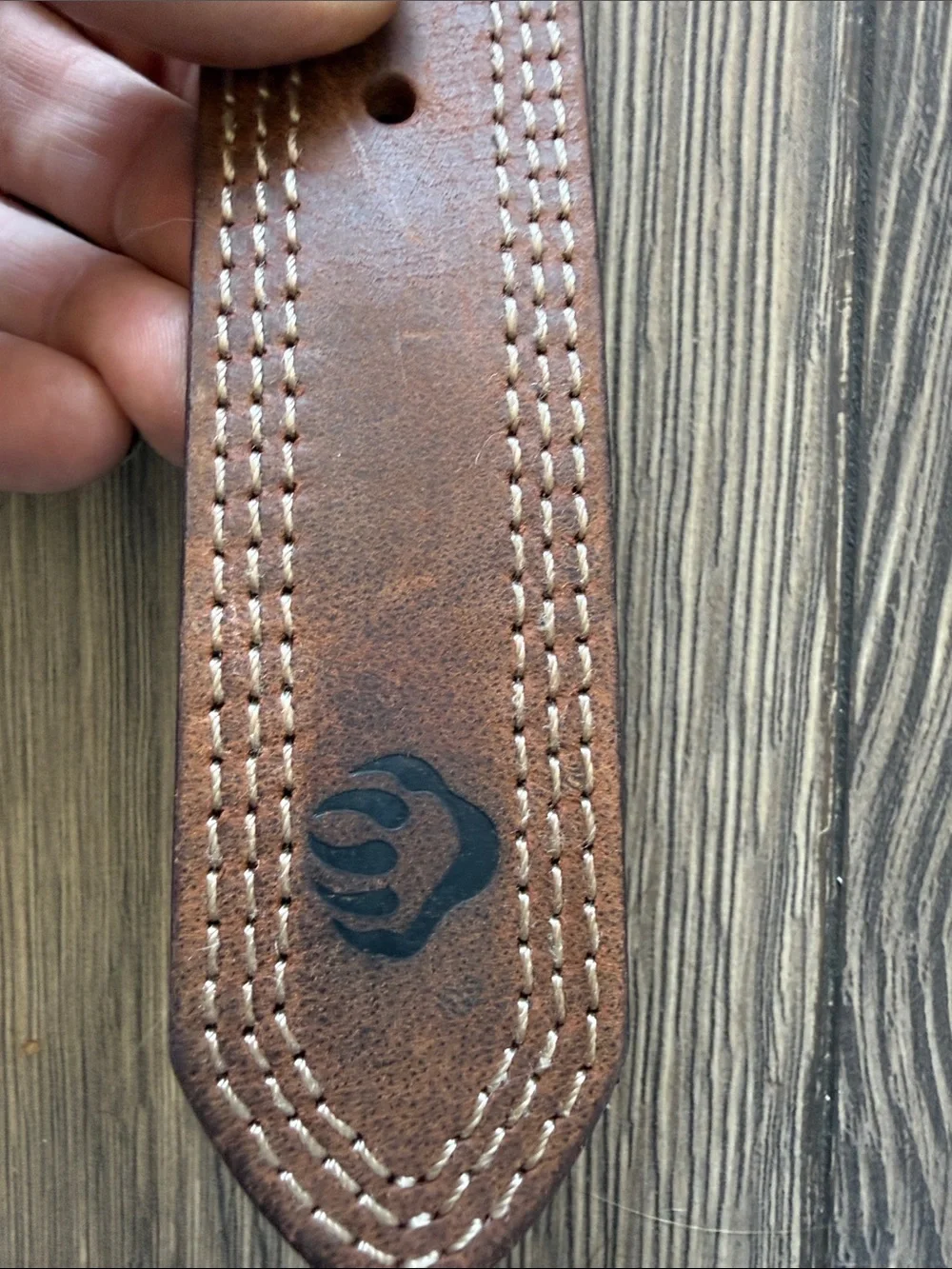 Unisex Bullet proof Wolverine leather belt and buckle